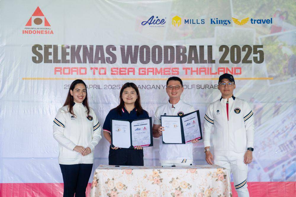 Tim Woodball Indonesia bersiap menuju SEA Games 2025. (Dok. Aice)