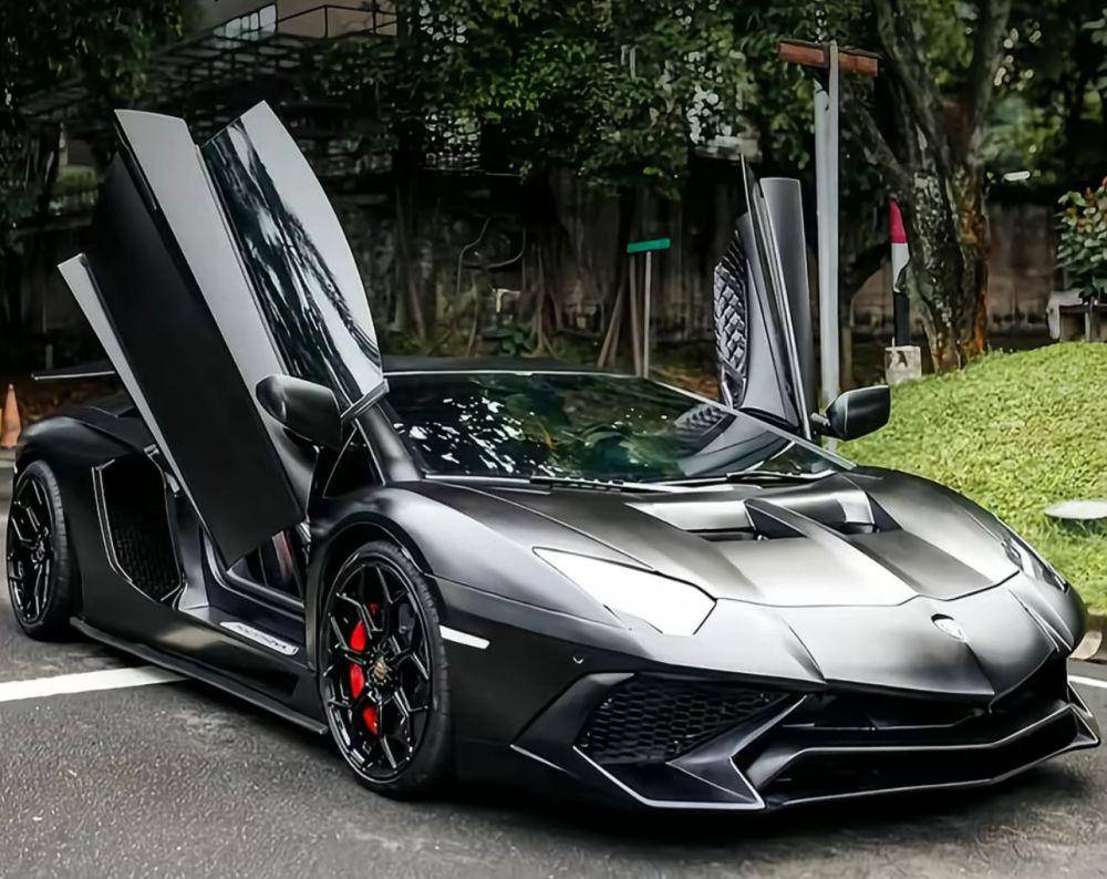 ilustrasi Lamborghini Aventador (tiktok.com/CarLux Garage)