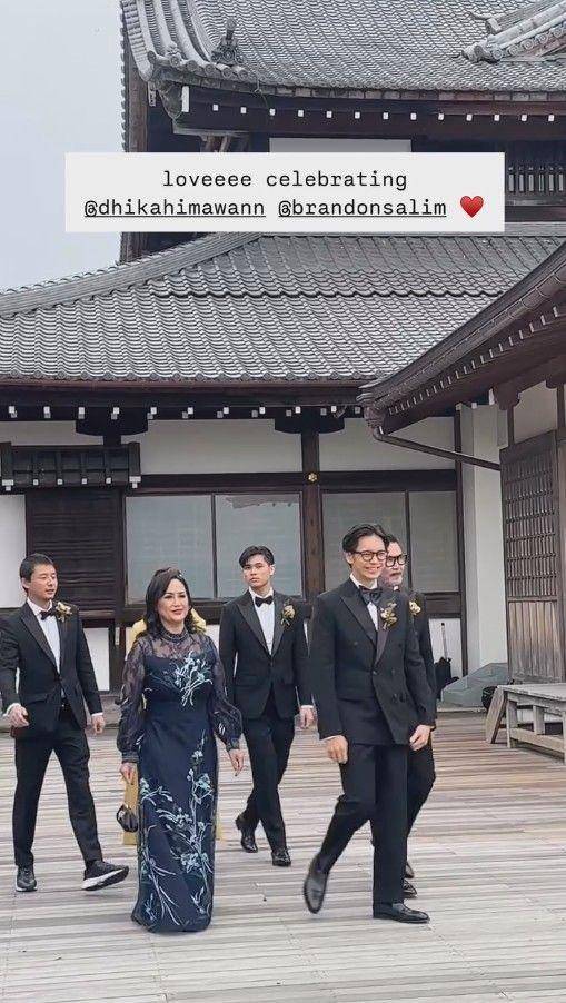 pernikahan Brandom Salim dan Dhika di Jepang (Instagram.com/brandonsalim)