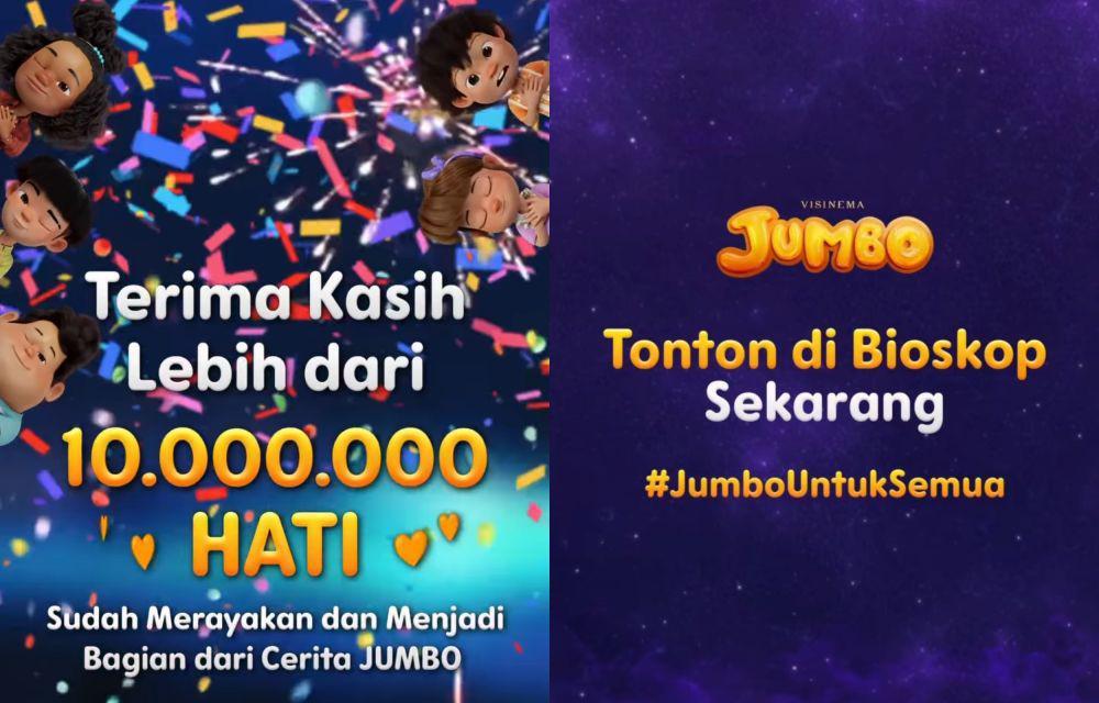 Film Jumbo Tembus 10 Juta Lebih Penonton, Selamat!