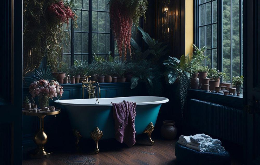 10 Desain Kamar Mandi dengan Bathtub, Modern dan Cozy!