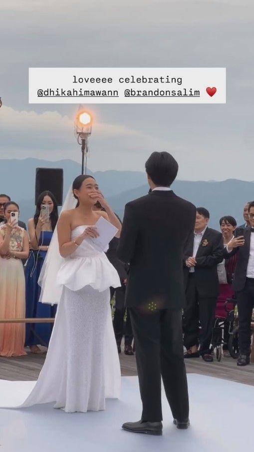 pernikahan Brandom Salim dan Dhika di Jepang (Instagram.com/brandonsalim)