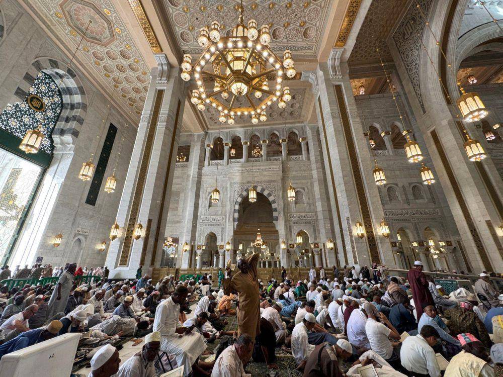 Jemaah haji di Masjidil Haram (Media Center Haji/Andika Wahyu Widyantoro)