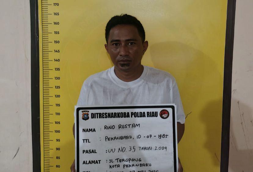 Polri Tangkap Residivis Narkoba di Riau, Bawa Sabu 5 Kg dalam Tas