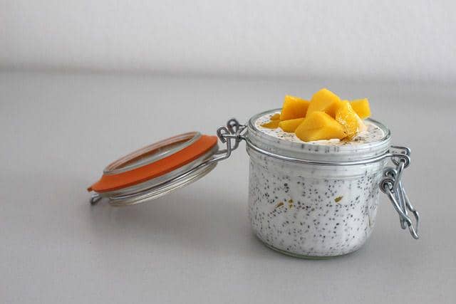Potret puding chia seed
