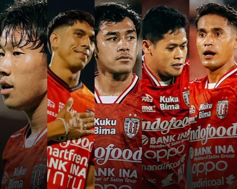 6 Pemain Resmi Meninggalkan Bali United, Ini Daftarnya