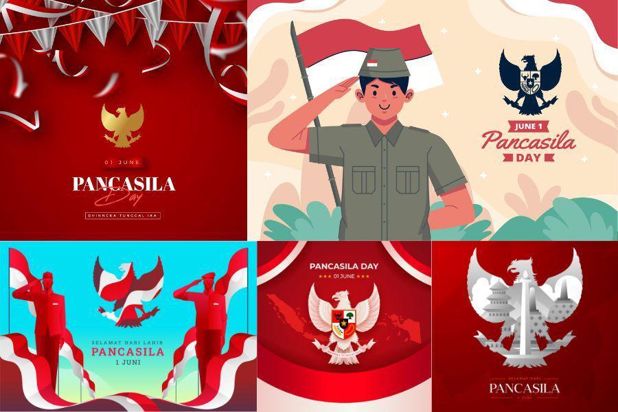 Poster Hari Lahir Pancasila 2025, Bisa untuk Sosial Media!