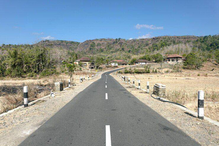 ilustrasi jalan sempit