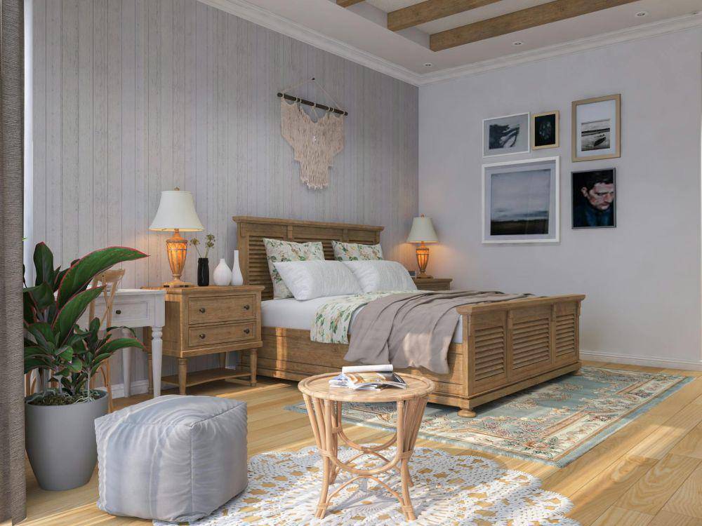 ilustrasi dekorasi macrame di kamar tidur (pexels.com/Đức Đào)