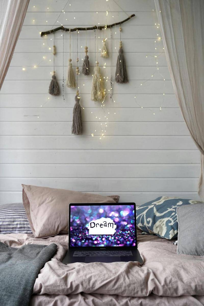 ilustrasi dekorasi macrame di kamar tidur (pexels.com/Olena Bohovyk)