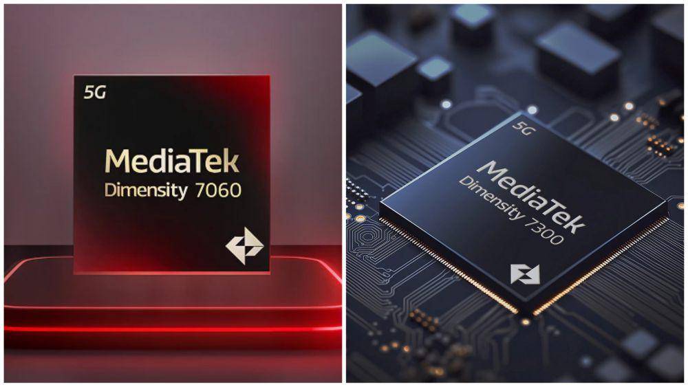 ilustrasi prosesor MediaTek Dimensity 7060 (kiri) dan MediaTek Dimensity 7300 (kanan) (motorola.com)