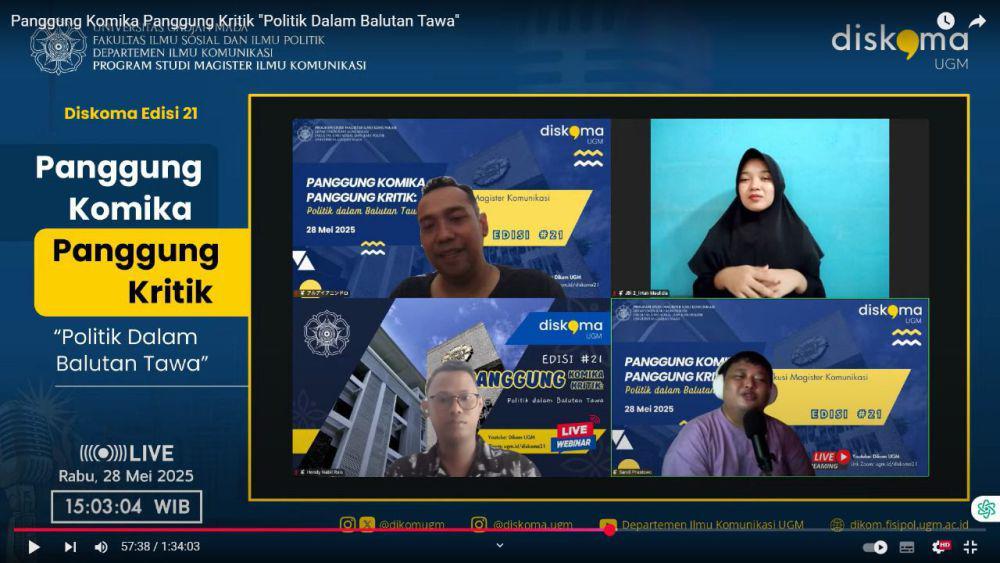 Stand Up Comedy Jadi Hiburan sekaligus Media Kritik Sosial