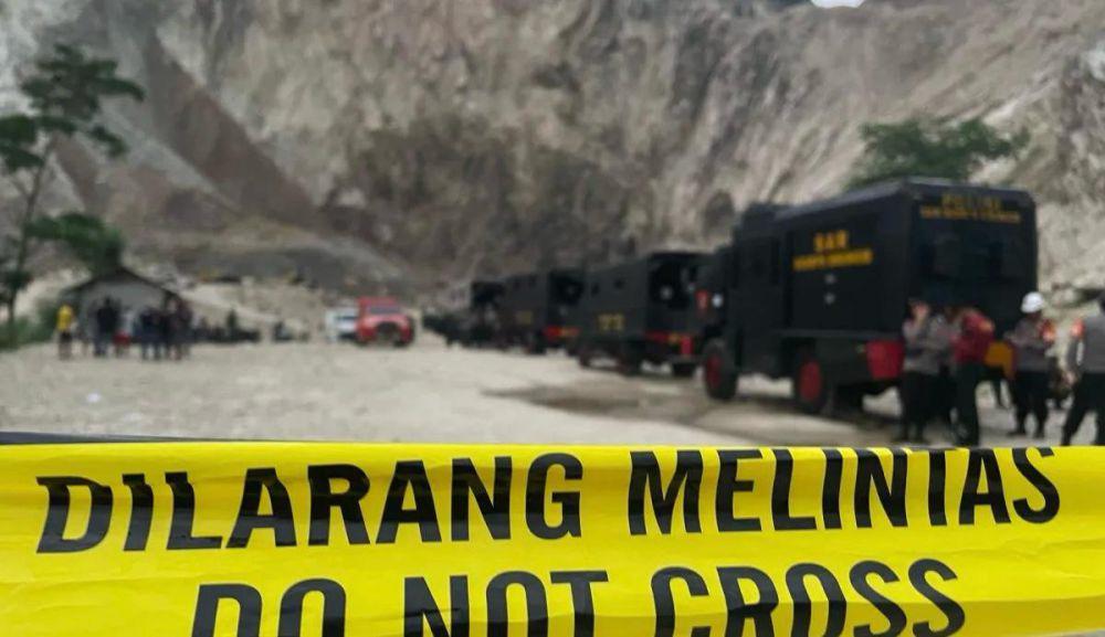 Polisi Usut Penyebab Longsor Maut Tambang Gunung Kuda Cirebon