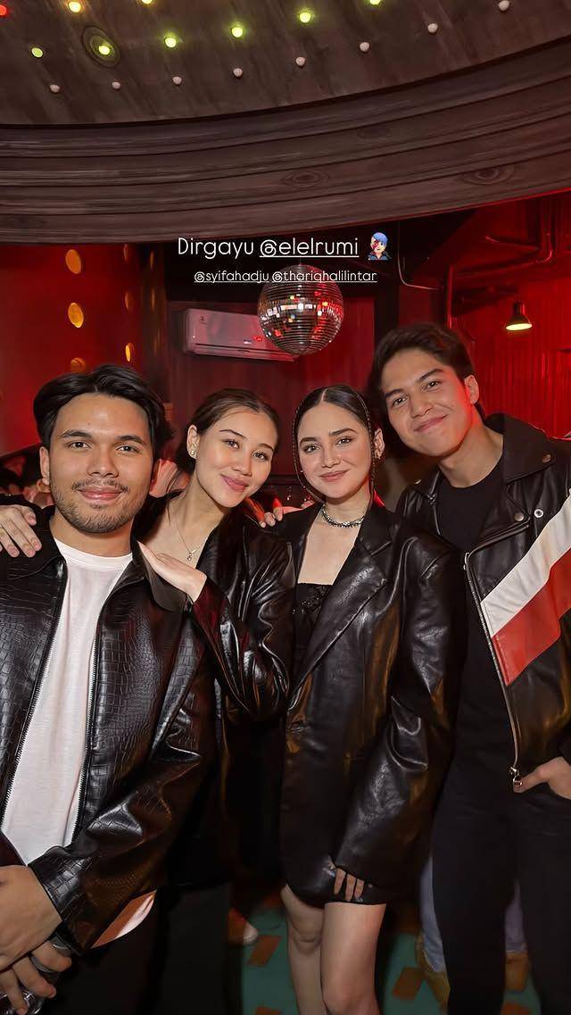 artis di ulang tahun El Rumi (Instagram.com/thariqhalilintar)