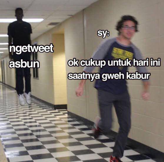 Meme menghindari drama (x.com/natanattda)