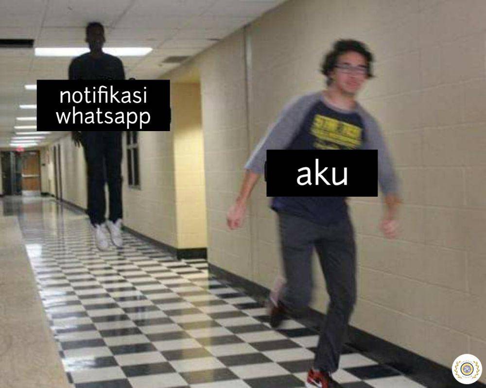 Meme menghindari drama (x.com/airlanggafess)