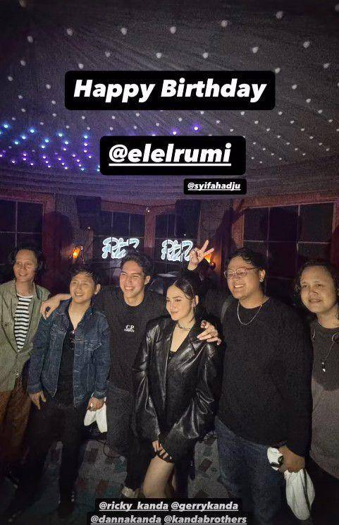 pesta ulang tahun El Rumi (Instagram.com/elelrumi)