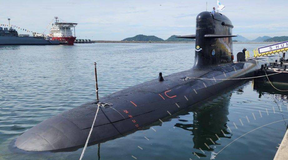 Kapal selam Scorpene buatan Naval Group Prancis. (Dokumentasi Naval Group)