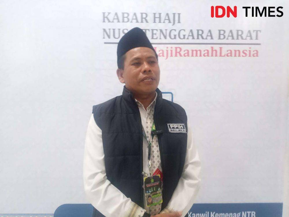 Ketua Tim Bina Haji Reguler dan Advokasi Bidang PHU Kanwil Kemenag NTB Syukri Safwan. (IDN Times/Muhammad Nasir)