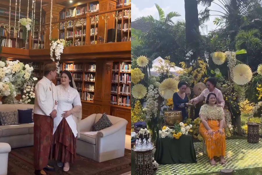 8 Dekorasi Siraman Pranikah Putri Habibie, Digelar di Perpustakaan
