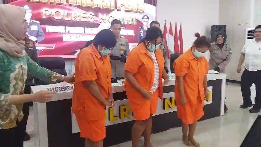 Para pelaku perdagangan bayi yang ditangkap Polres Ngawi. IDN Times/ Istimewa.