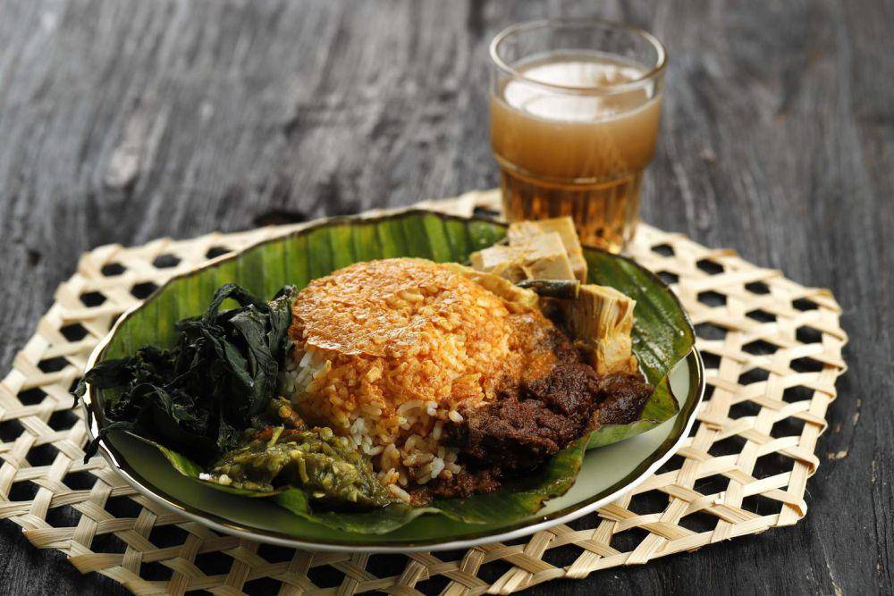 ilustrasi nasi padang  