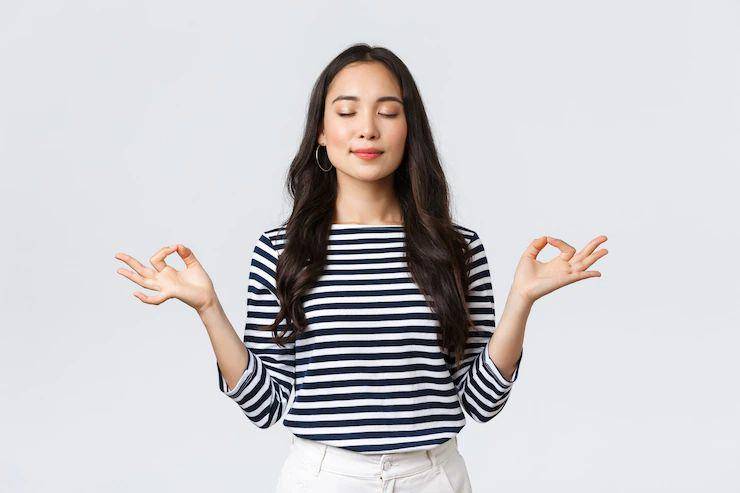 ilustrasi latihan mindfulness (freepik.com/benzoix)