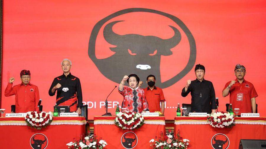 Megawati Soekarnoputri Dalam Acara konsolidasi PDI-P bali. (Dok. PDI Perjuangan)