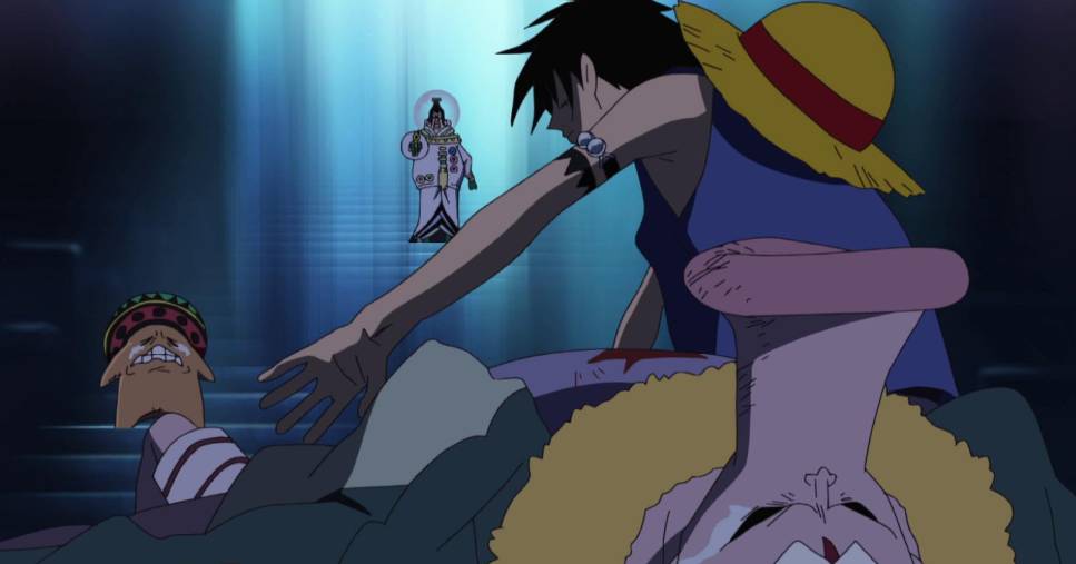 momen Luffy vs Saint Charlos dari anime One Piece Episode 396 (dok. Toei Animation)