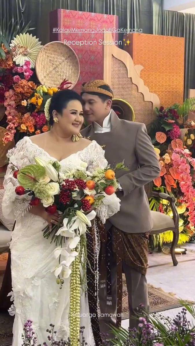 Putri Habibie dan Rafli Albera. (instagram.com/keluarga.samawah)