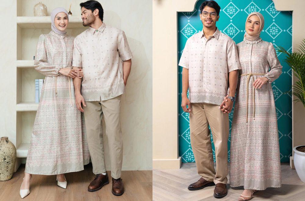 5 Rekomendasi Baju Couple Bermotif untuk Idul Adha, Antimonoton!