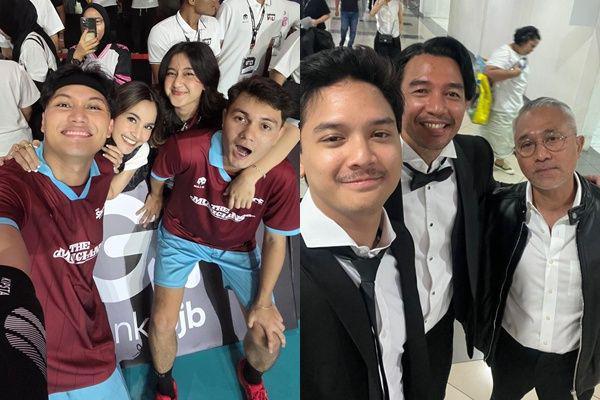 9 Potret Artis Nonton Langsung Bahkan Voli 2, Dukung Jagoannya