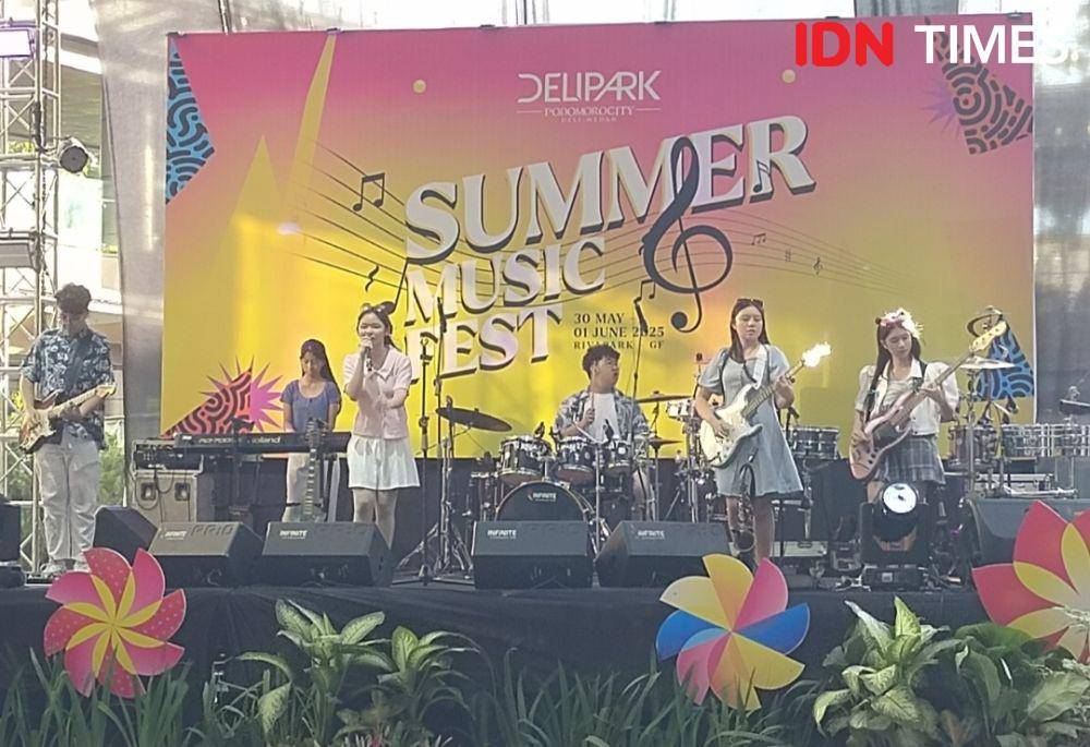 Delipark Medan menggelar hiburan musik lewat event Summer Music Fest (IDN Times/Indah Permata Sari)