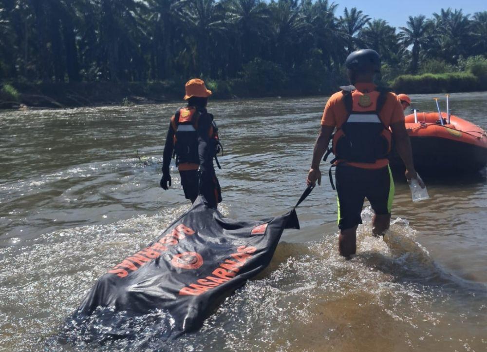 Terseret Arus Sungai Barumun Sejauh 6 Km, Jasad Remaja Ditemukan