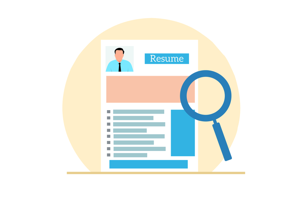 ilustrasi resume CV kerja (pixabay.com/Mohamed Hassan)