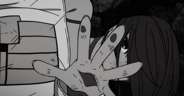 Momo yang masih bergerak setelah dipukul Flatwood Monster - Dandadan