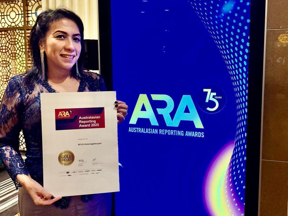 Laporan Transparan, BPJS Ketenagakerjaan Raih Emas di ARA 2025