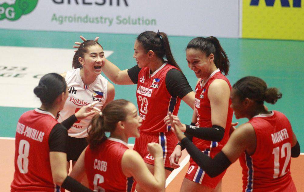 Timnas voli putri Filipina di AVC Challenge Cup 2024 atau saat ini bernama AVC Nations Cup (asianvolleyball.net)