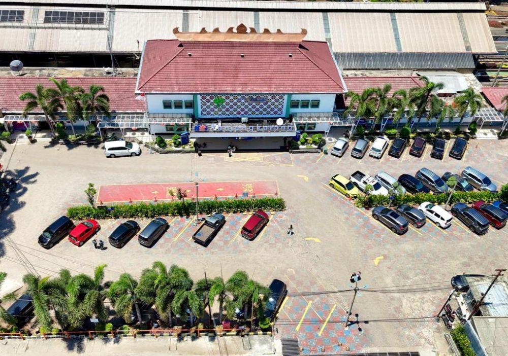Aktivitas perkeretaapian di wilayah kerja KAI Divre IV Tanjungkarang. (Dok. KAI Divre IV Tanjungkarang).