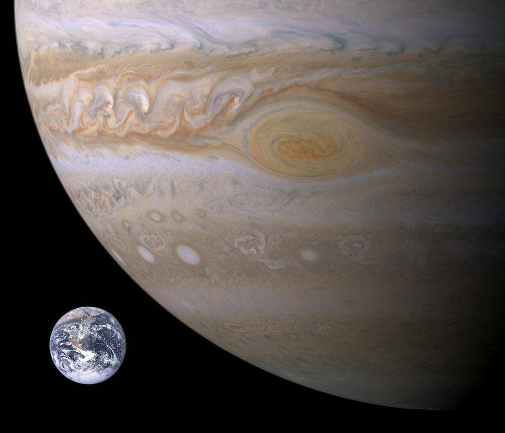 ilustrasi bintik merah besar Jupiter (pixabay.com/WikiImages)