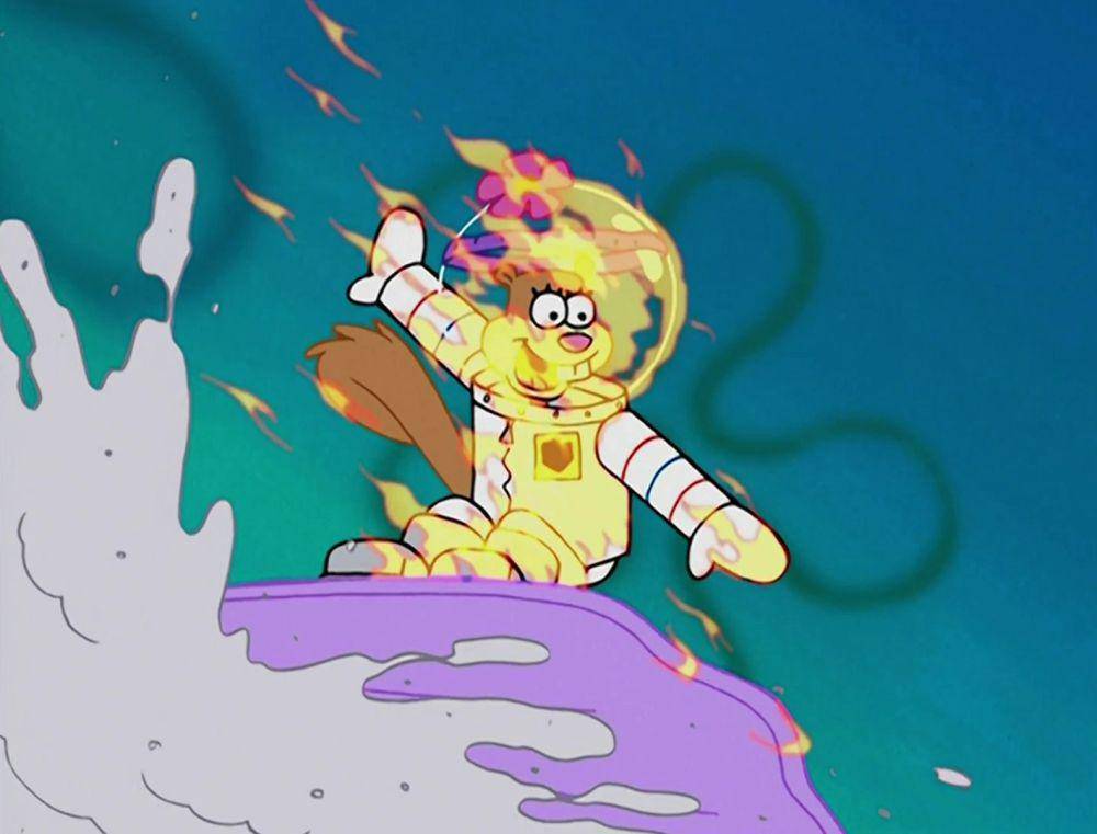 karakter Sandy di kartun SpongeBob SquarePants (dok. Nickelodeon/SpongeBob SquarePants)