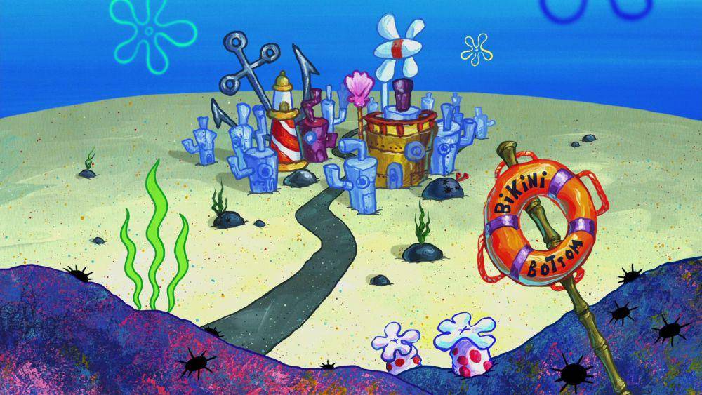Bikini bottom di kartun SpongeBob SquarePants (dok. Nickelodeon/SpongeBob SquarePants)