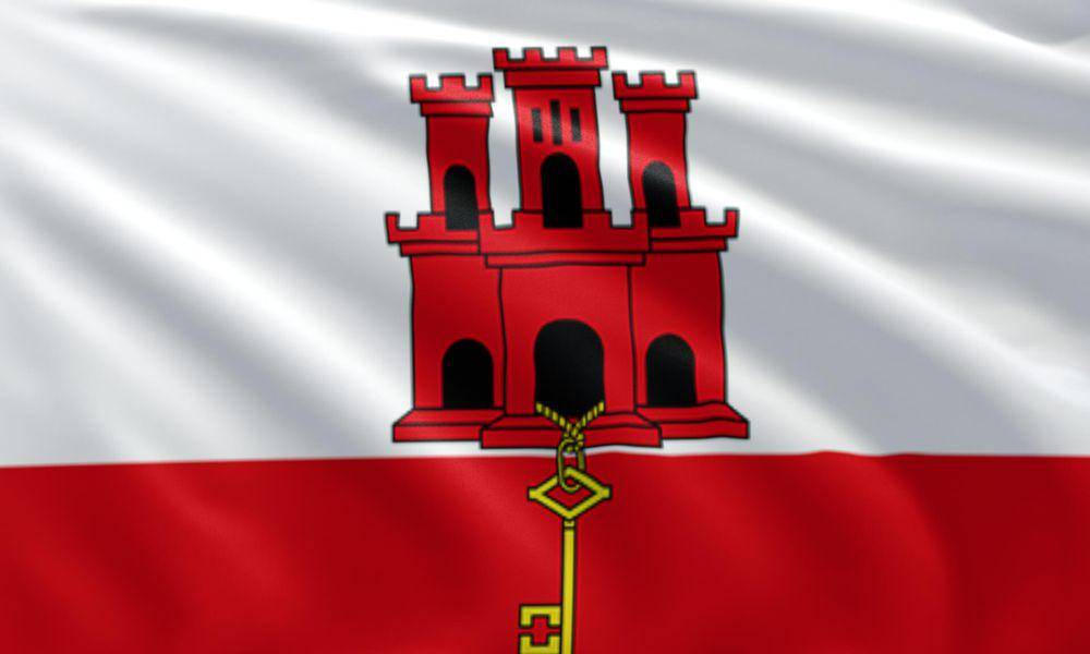 ilustrasi bendera Gibraltar (vecteezy.com/Fahrul Fahrizal)
