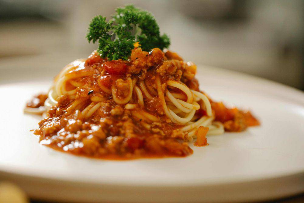 Ilustrasi spaghetti bolognese (pexels.com/Klaus Nielsen)