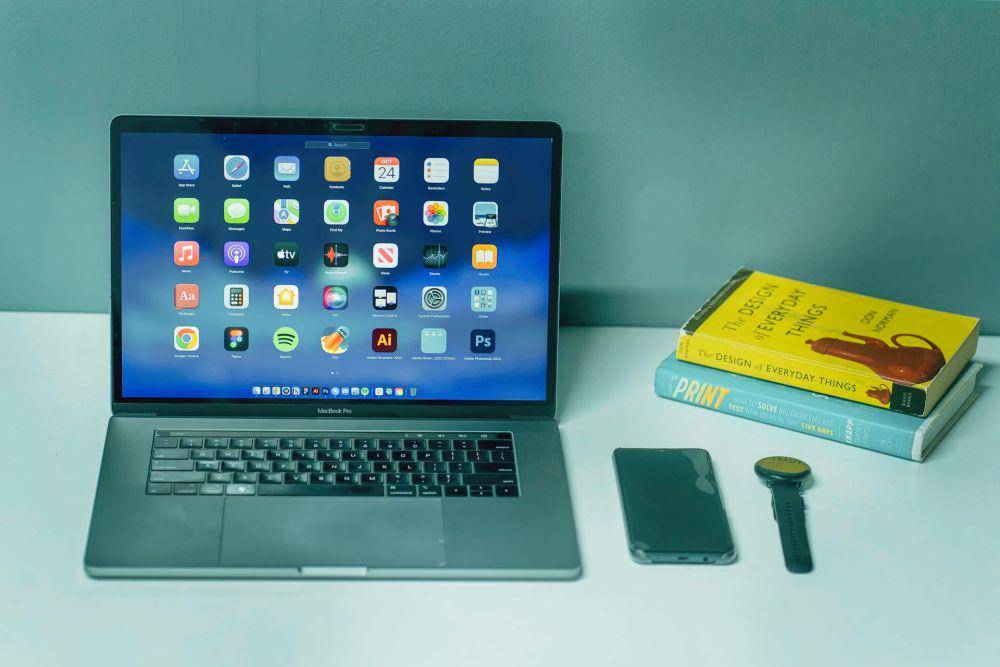 ilustrasi MacBook 