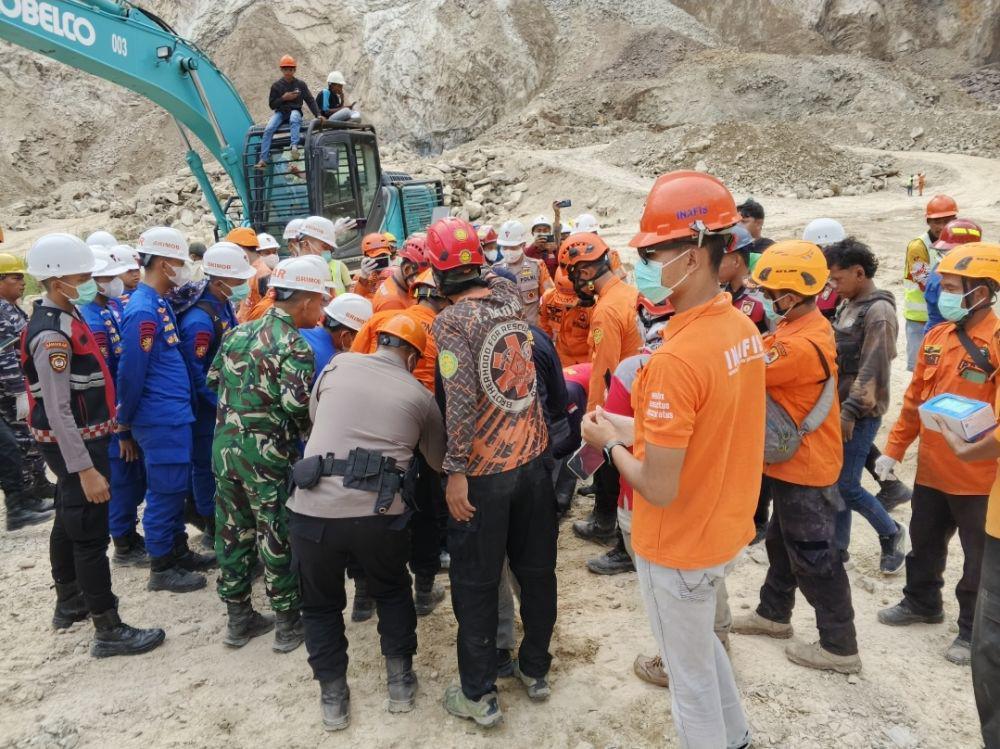 Retakan Aktif 100 Meter Ganggu Pencarian Longsor Tambang Gunung Kuda