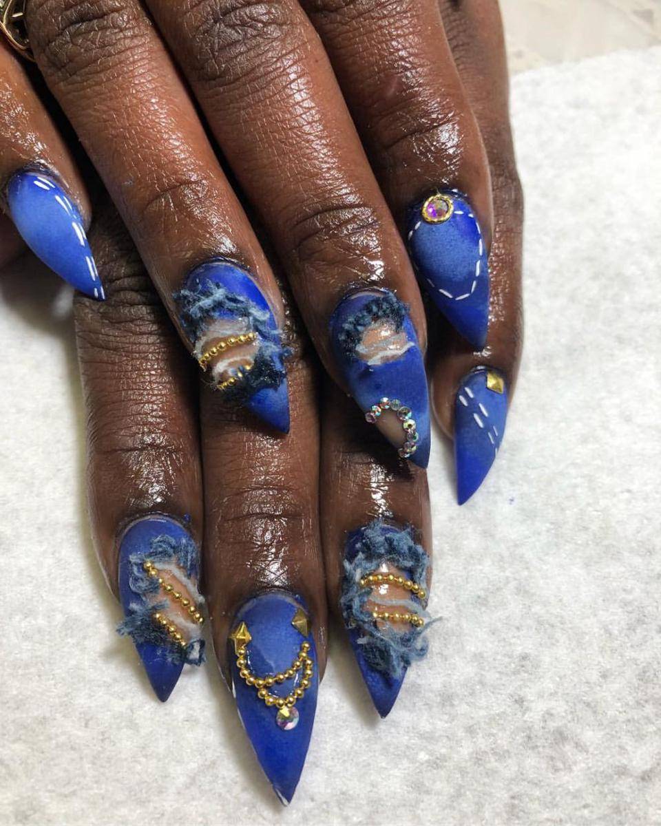 Ilustrasi nail art (instagram.com/gripperzzzzz)