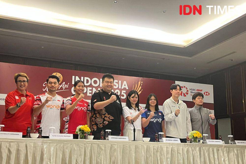 Konferensi pers Indonesia Open 2025 (IDN Times/Margith Damanik)