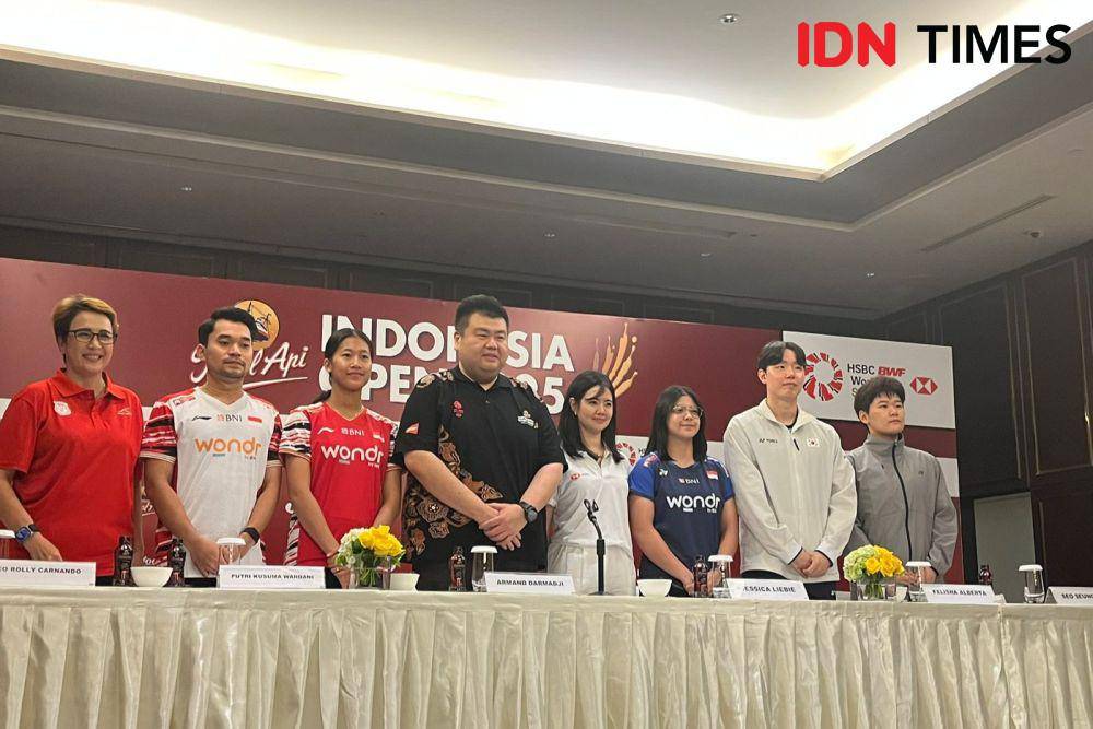 Konferensi pers Indonesia Open 2025 (IDN Times/Margith Damanik)