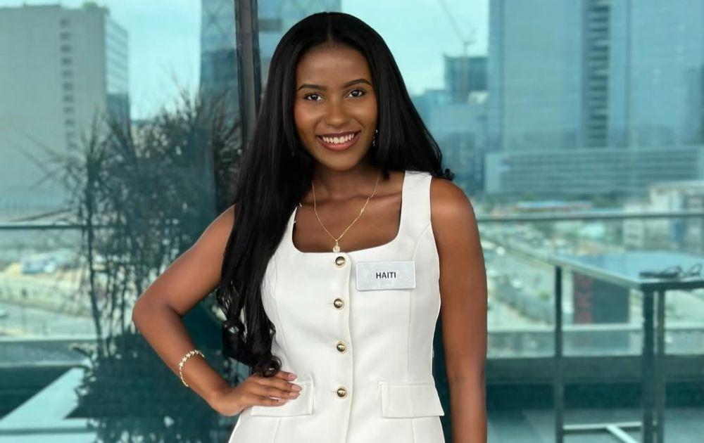 7 Potret Christee Guirand Miss World Haiti 2024, Anggun!